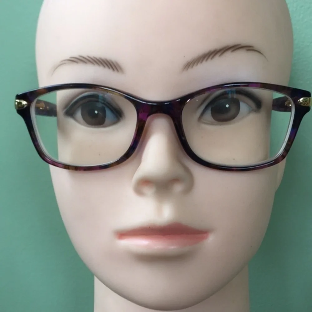 Coach Confetti Purple RX Glasses